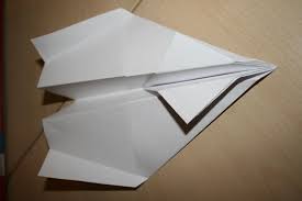 Photo of a paper airplane